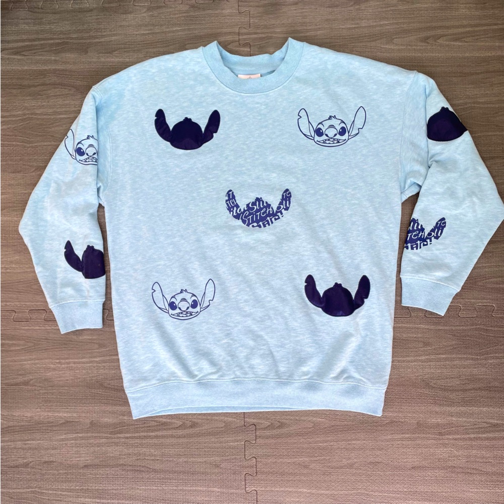 Disney stitch sweatshirt blue